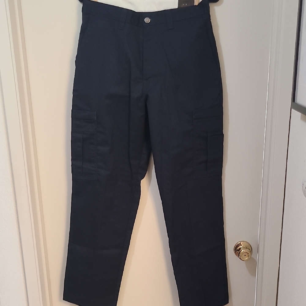 Dickies Navy Blue Cargo Pants Straight-Leg Durable